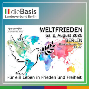 Beitragsbild zur Demo am 2.8.2025