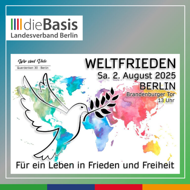 Beitragsbild zur Demo am 2.8.2025