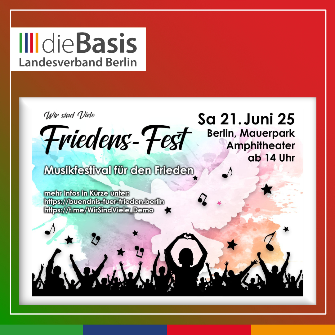 Fete-de-la-Musique mit Aufruf der dieBasis Berlin