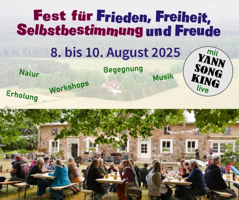 Fest für Frieden, Freiheit, Selbstbestimmung und Freude in Menz 2025