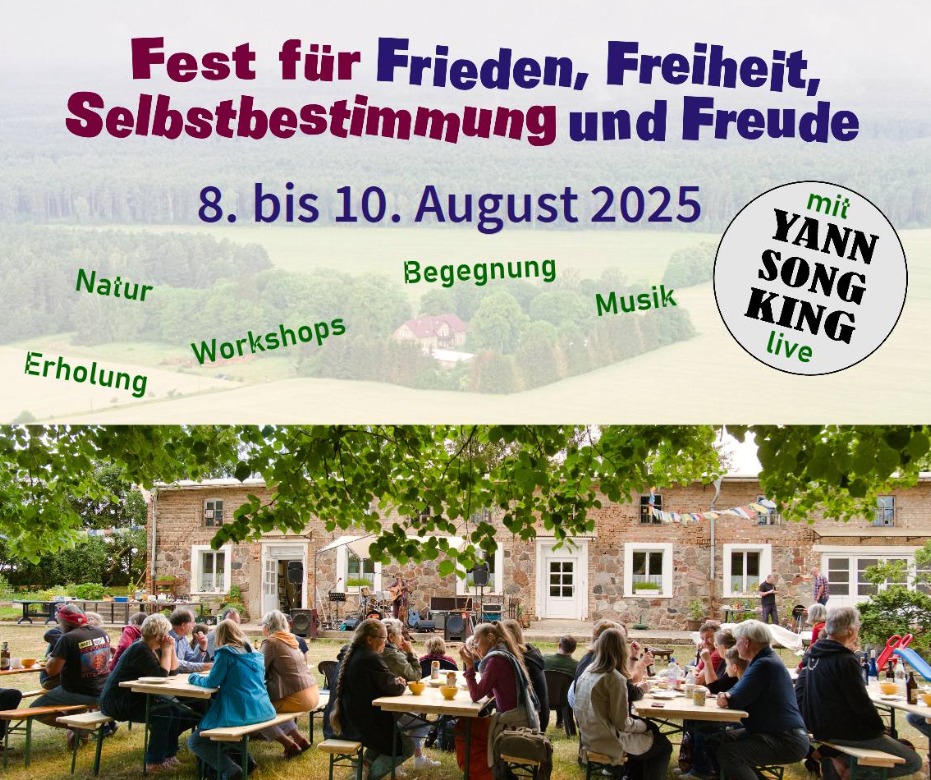 Fest für Frieden, Freiheit, Selbstbestimmung und Freude in Menz 2025