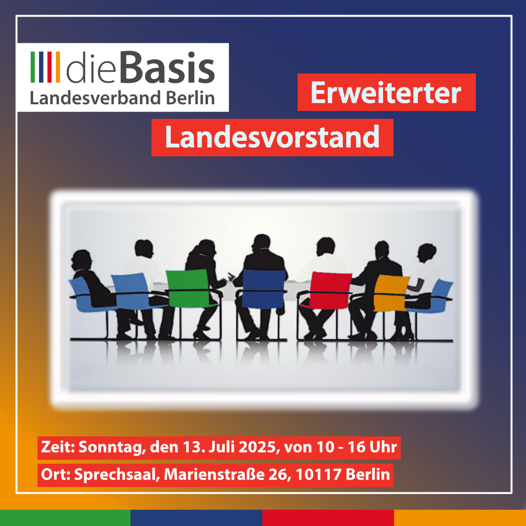 Erweiterter Landesvorstand am 13. Juli 2025 im Sprechsaal