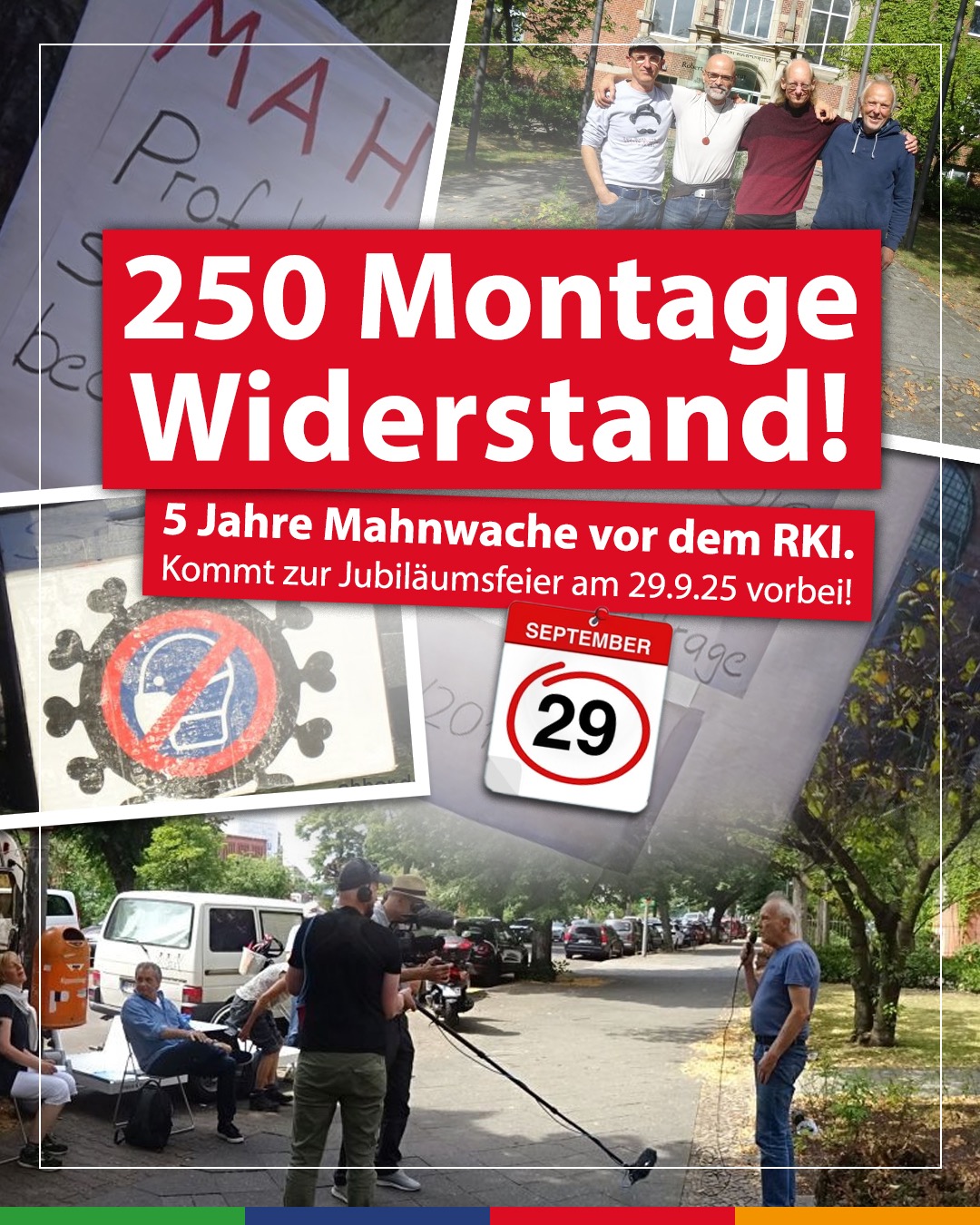Mahnwache RKI Jubiläum