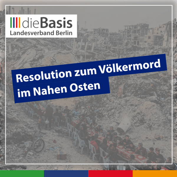 Resolution zum Nahostkrieg