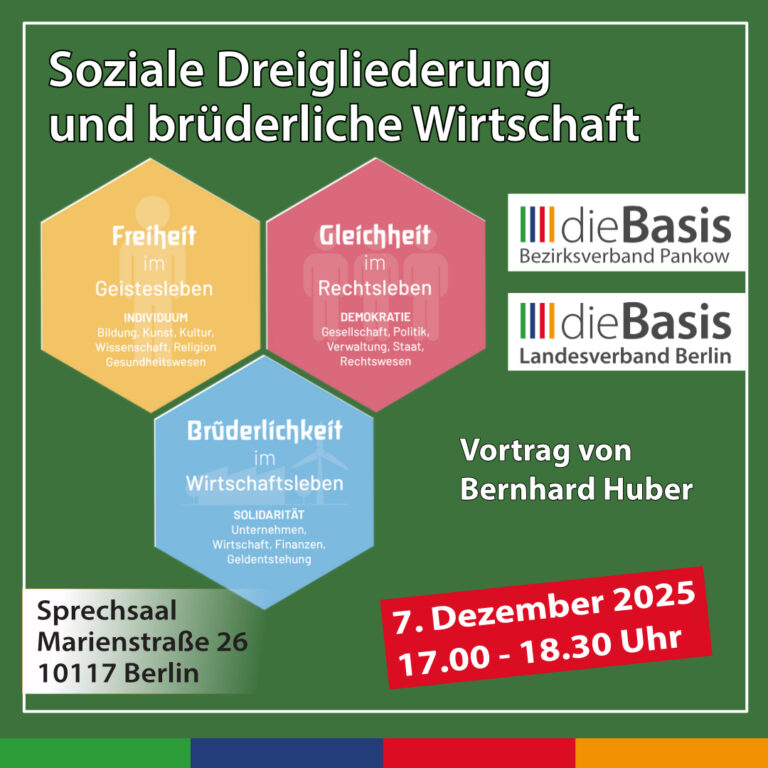 Vortrag Soziale Dreigliederung