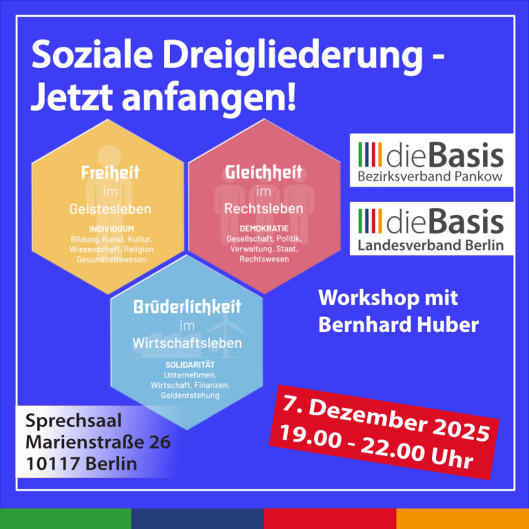 Werkstatt Soziale Dreigliederung