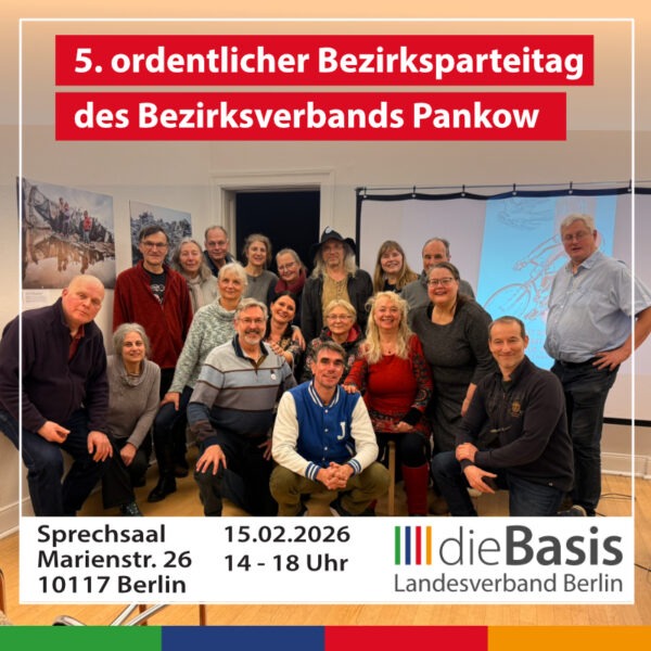 5. ordentlicher Bezirksparteitag des Bezirksverbands Pankow