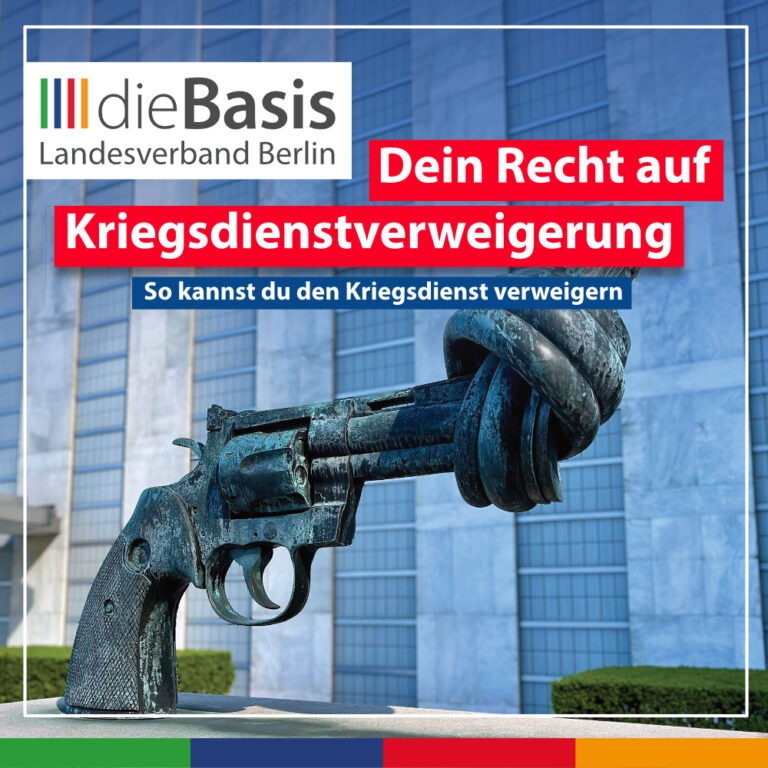 Beitragsbild zur Kriegsdienstverweigerung