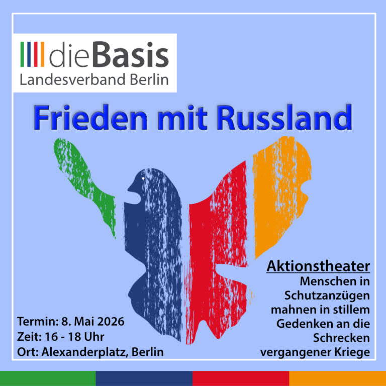 Veranstaltung am 8. Mai 2026 - Aktionstheater auf dem Alexanderplatz