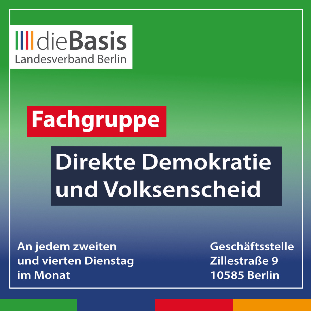 Fachgruppe Direkte Demokratie und Volksentscheid