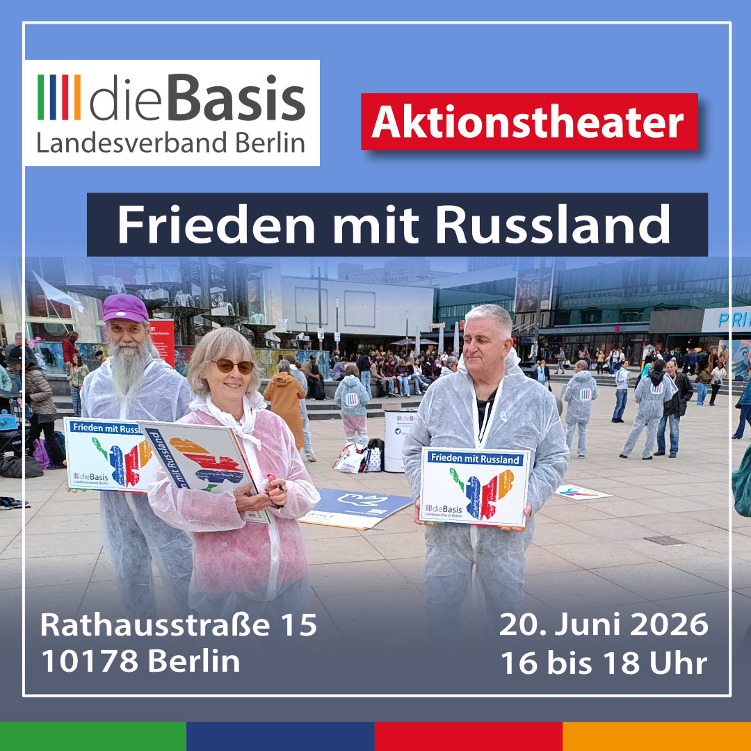 Aktionstheater: Frieden mit Russland