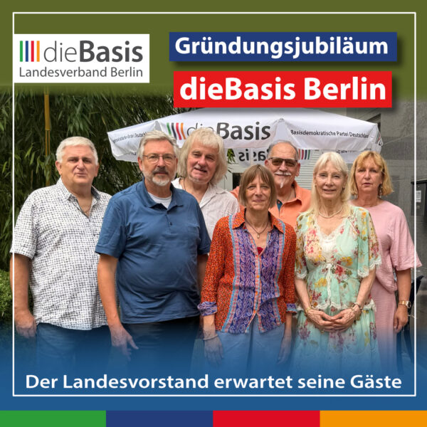 Sechstes Gründungsjubiläum des Landesverbandes Berlin am 31.07.2026