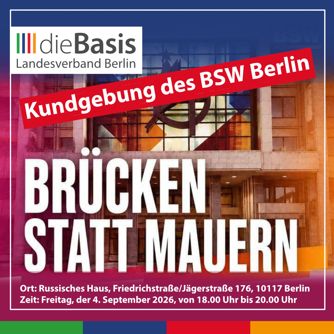 Kundgebung Brücken statt Mauern