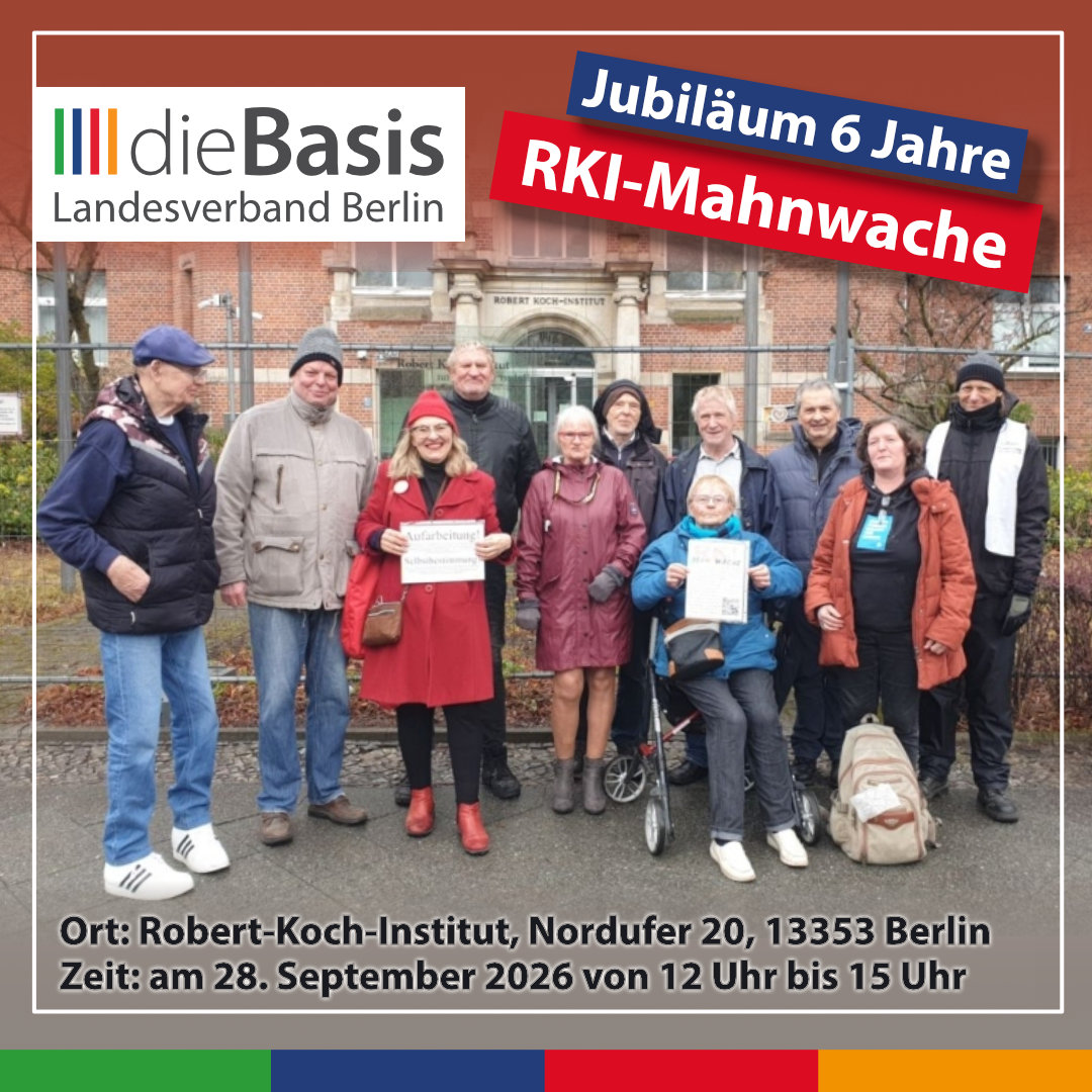 Sechs Jahre RKI-Mahnwache