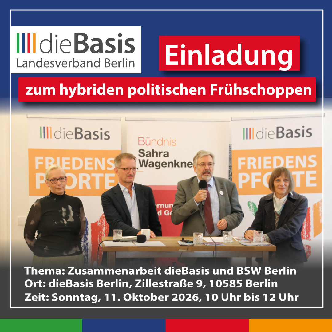 Bündnispolitik der dieBasis mit dem BSW Berlin